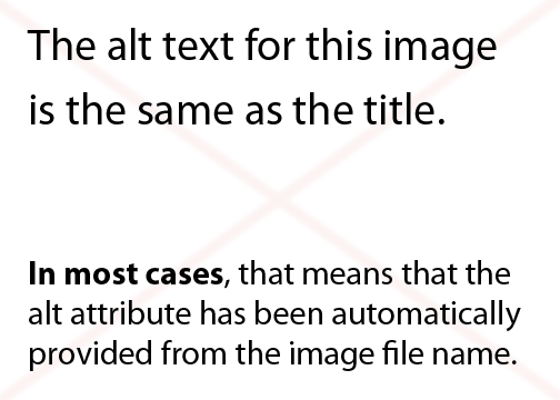 alt文本此图像与标题相同 。在大多数情况下,这意味着alt属性从图像文件名中自动提供